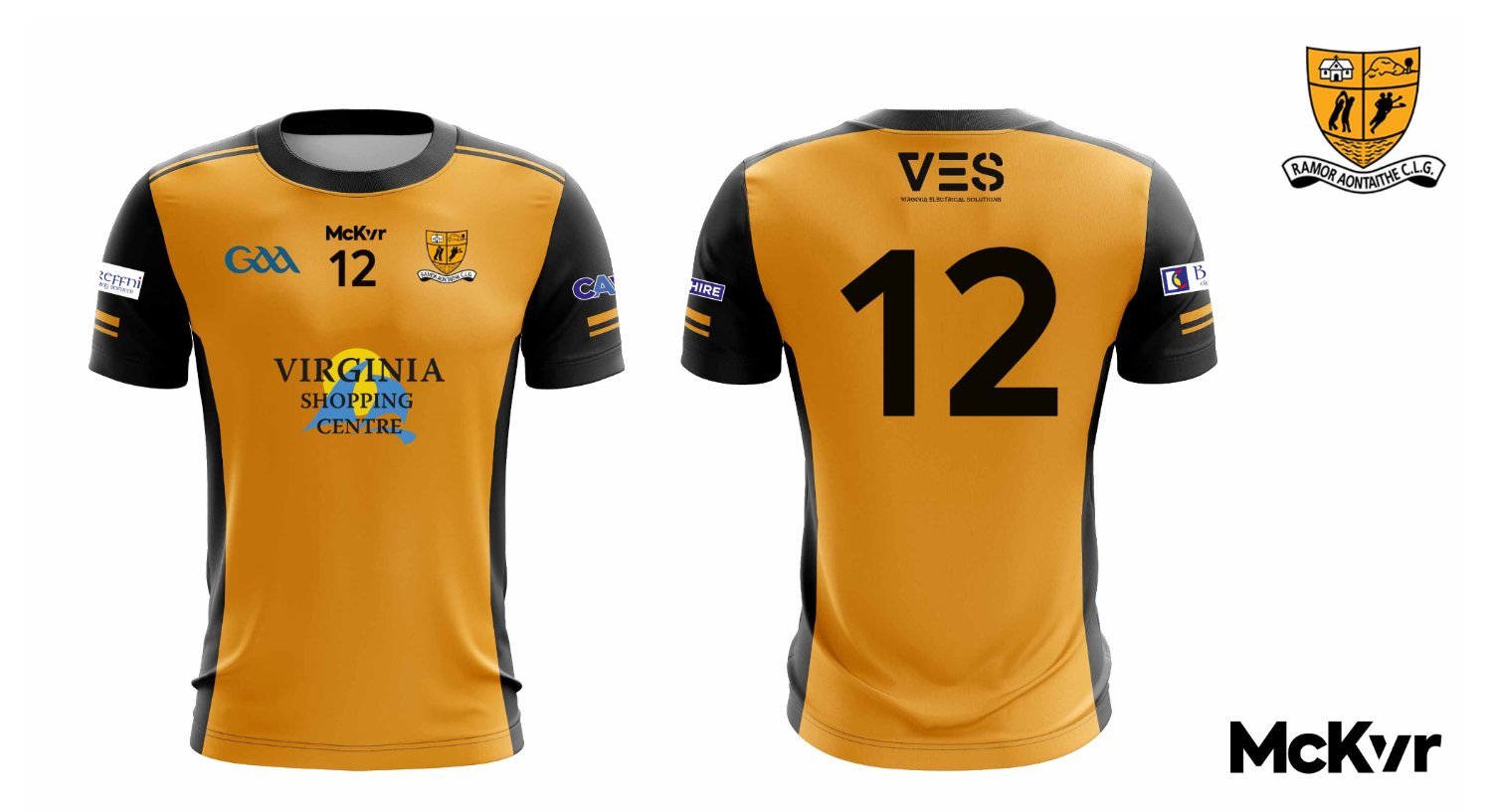 Ramor Utd McKvr Foyle Playing Jersey - GAA Amber – McKeever Sports IE